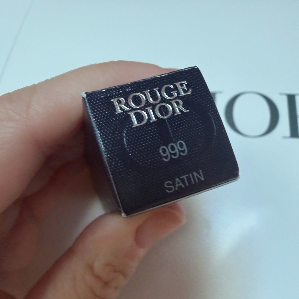 Dior Rouge Satin Lipstick in Classic Red mini - Picture 3 of 3